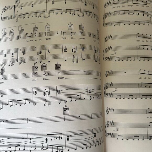 Aerosmith Toys in the Attic Song Book 1975 Guitar Tab Sheet Music Songbook - Picture 7 of 8